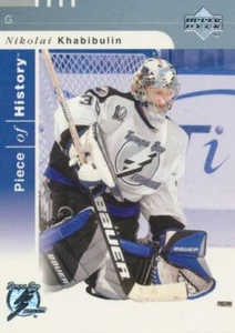 2002-03 UD Piece of History #80 NIKOLAI KHABIBULIN - Tampa Bay Lightning - Bild 1 von 1