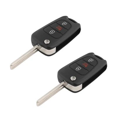 2X For 2012-2014 Kia Rio 2010-2013 Soul Sportage Flip Key Fob Remote Case Shell Foto 1 de 4