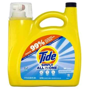 Tide Clean & Fresh Simply Refreshing Breeze HE Compatible Laundry Detergent Soap - Picture 1 of 8