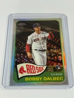 2021 TOPPS CHROME ROOKIE REFRACTOR #TH65-9 BOBBY DALBEC RC Red Sox - Image 1 of 2