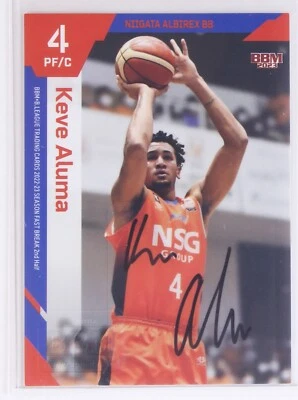 Keve Aluma - 2023 B.LEAGUE Basketball Trading autograph card 2nd Half - Image 1 of 3