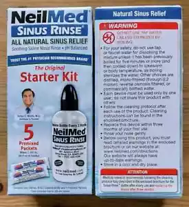 (Pack of 2) Neilmed Sinus Rinse Starter Kit Expiration Day: 10-2027 - Picture 1 of 3