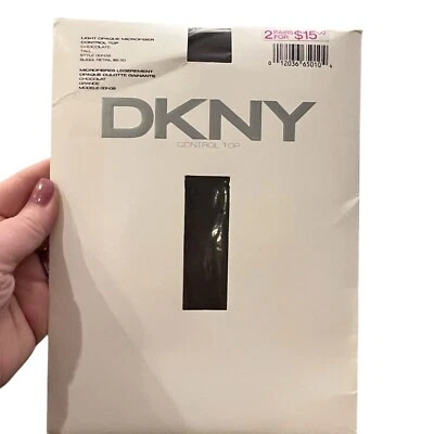 DKNY Mujer Control Top Ligero Opaco Microfibra Chocolate Estilo Alto 00N38 NUEVO Foto 1 de 4