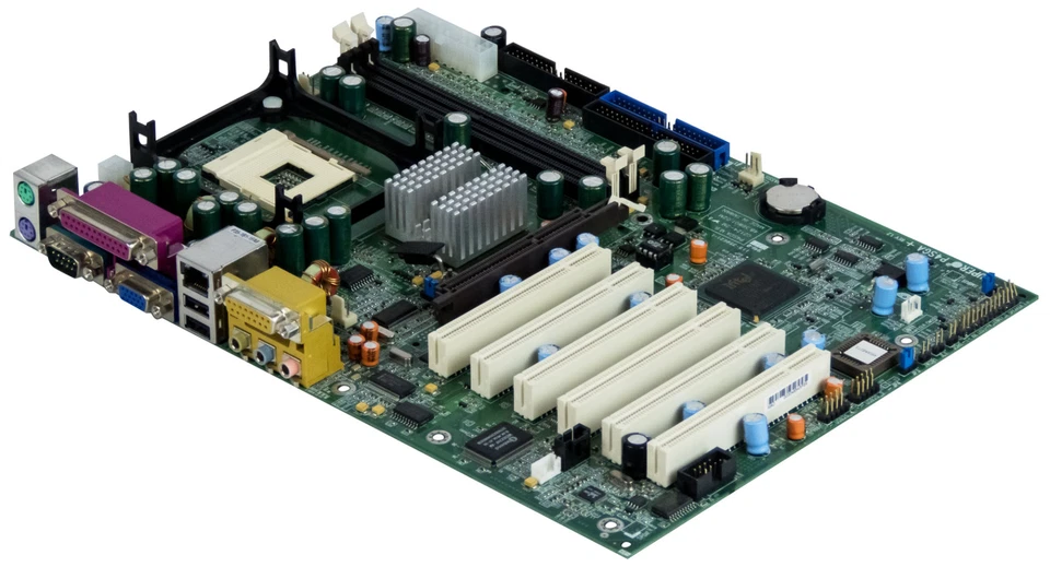 Supermicro P4SGA+ PGA478 2x DDR AGP 6x PCI ATX Mainboard - Image 1 of 3