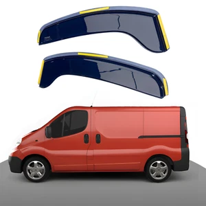 Vauxhall Vivaro MK1 2001-2014 2 Doors Van Haibak Wind Deflectors 2pc Tinted - Picture 1 of 11