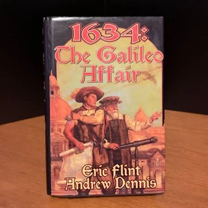 1634: Die Galileo-Affäre von Eric Flint und Andrew Dennis, 2004, kleines Hardcover - Bild 1 von 5