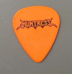 Huntress Guitar Pick Jagermeister Tour 2012 AUTHENTIC TOURING PICK ! - Picture 1 of 2
