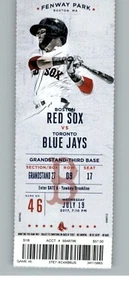 Toronto Blue Jays vs Boston Red Sox 7/19/2017 Full Ticket - Picture 1 of 2