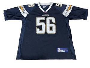 Los Angeles Chargers Shawn Merriman Vintage Jersey Size 50 Reebok Made in Korea - Picture 1 of 21