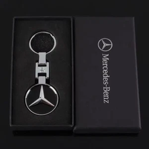 3D Metal Car Key Chain Keyring Pendant Auto Interiors Accessories For Mercedes - Picture 1 of 20
