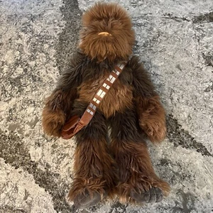 DISNEY STORE AUTHENTIC STAR WARS CHEWBACCA PLUSH TOY DOLL 19" EUC - Picture 1 of 7