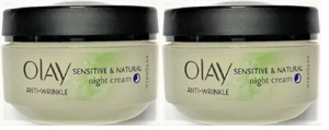 Olay Anti-Wrinkle Sensitive & Natural Night Cream, 1.7 oz (2 Pack) - Picture 1 of 1