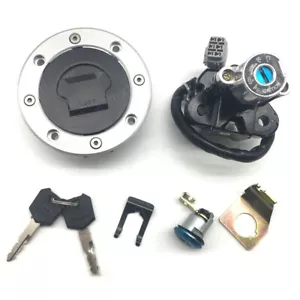 Interruptor de encendido Juego de bloqueo de tapa de gas combustible para Suzuki V-Strom 650 2004-2011 GSF650 - Imagen 1 de 8
