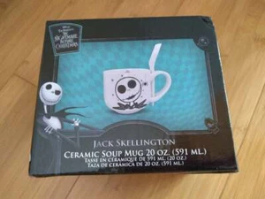 Tazza zuppa ceramica The Nightmare Before Christmas Jack Skellington 20 oz - Foto 1 di 4