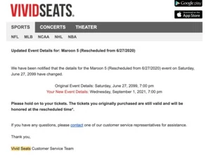 Concert tickets, Maroon 5, 2 tickets - Picture 1 of 1