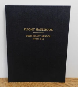 Flight Handbook Beechcraft Mentor Model B-45 May 1, 1955 Hardcover (115090-3-1) - Bild 1 von 10