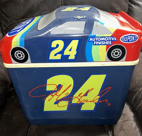 VINTAGE 1995 JEFF GORDON DUPONT RACE CAR COOLER NASCAR #24 HENDRICK See Photos Cover