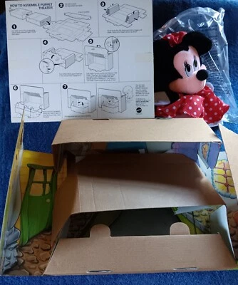 Peluche Disney Minnie Mouse Marioneta Mickey Toontown Kodak Mattel Teatro 93 Juguete NUEVO Foto 1 de 4