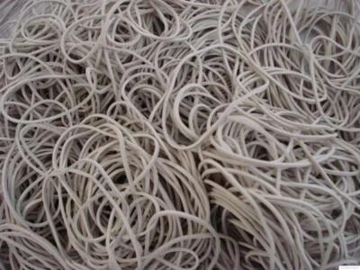 DM FOLIEN 1kg Gummibänder Gummiringe weiß Breite=1mm Ø=60mm