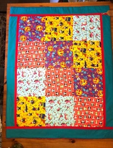 Handmade children's blanket, baby blanket, play mat, bed blanket - Picture 1 of 5