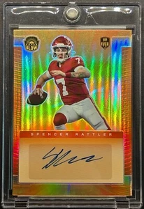 SPENCER RATTLER Rookie Auto 2021 Super Glow Orange Refractor RC SP /100 - Picture 1 of 7