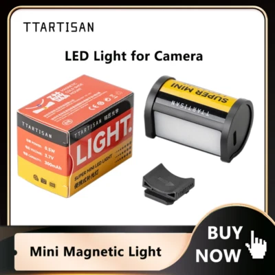 TTArtisan Recargable En Cámara Luz Magnética Mini LED Luz de Relleno Para Vlog Nuevo Foto 1 de 4