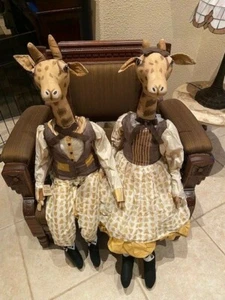Joe Spencer - Gathered Traditions - Jenny & Jeremy Giraffe Couple New  - Picture 1 of 5