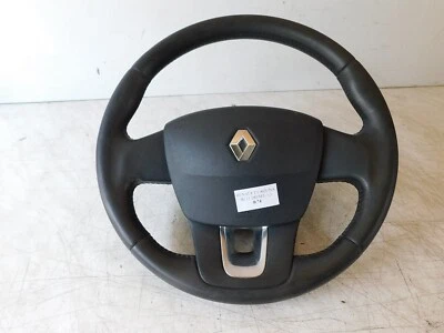 Leder  Lenkrad mit Abdeckung  RENAULT LAGUNA III 1.5 DCI BJ2011 KT0/1  B74 - Bild 1 von 4