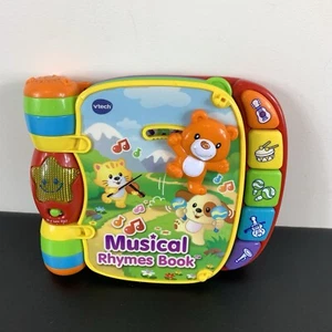 VTech Musical Rhymes Light Up Talking Educational Book for Babies Tested~Works - Picture 1 of 6