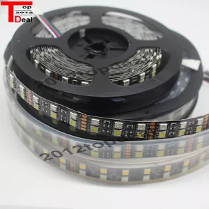 5M Double Row 5050 SMD 600 RGBW RGBWW RGB White Flex LED Strip light 120led/M - Picture 1 of 9