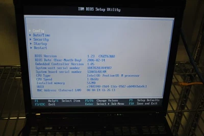 IBM ThinkPad R52 便携式电脑 英特尔奔腾 M 1.86GHz 512MB 40GB 高清 无 PSU  — 第 1/4 张图片