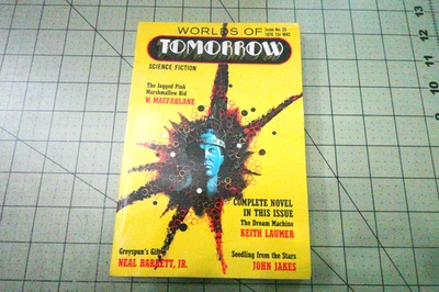 WORLDS OF TOMORROW  # 25 1970  VINTAGE SF PULP DIGEST  MAG DEAN R. KOONTZ STORY - Image 1 of 3