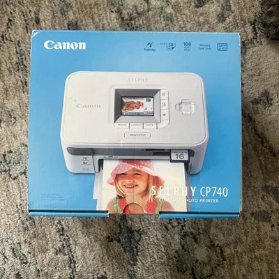 Canon Selphy CP740 Compact Photo Printer Open Box - Image 1 of 4