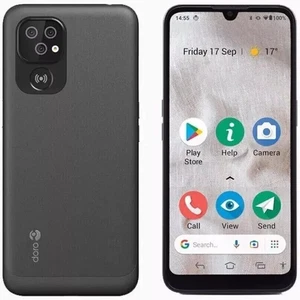 Doro 8100 6,1" 13MP 4G entsperrt Android Smartphone graphit schwarz nur als Ersatzteil - Bild 1 von 4