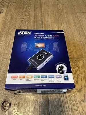 ATEN CS682 2-PORT-KVM-SWITCH, DVI, USB 2.0, Audio-Umschaltung - Bild 1 von 3