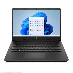 HP 14" Touchscreen Laptop - Intel Celeron - 4GB RAM - 64GB Black (14-dq0706tg) - Picture 1 of 8