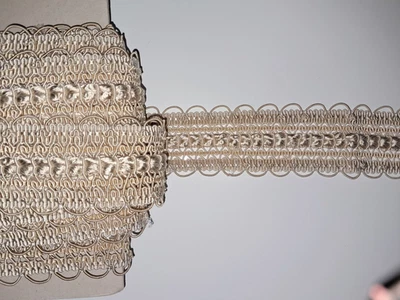 12,50 MÈTRES DE GALON ANCIEN PASSEMENTERIE DE LYON-VINTAGE FRENCH TRIM-N°CY10 - Photo 1/4