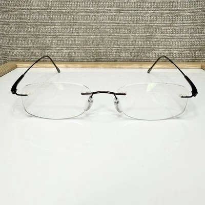 Montura sin montura para gafas Silhouette 7719 40 Titan rojo marrón Austria 54-19-135 Foto 1 de 4