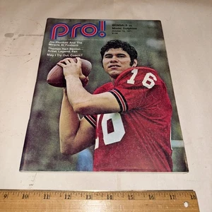 Cincinnati Bengals v Miami Dolphins Football Program 1971 Pro! 10 ottobre Pro - Foto 1 di 3