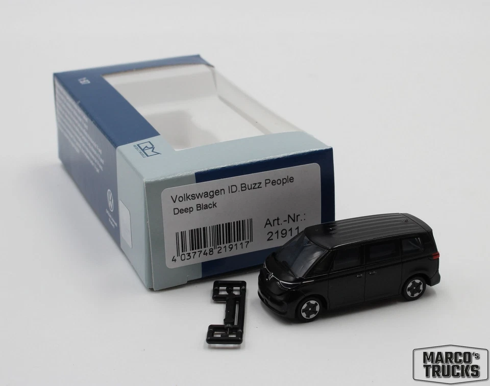 Rietze Volkswagen ID.Buzz People глубокий черный металлик No 21911 1:87/RIN1794 - Изображение 1 из 1