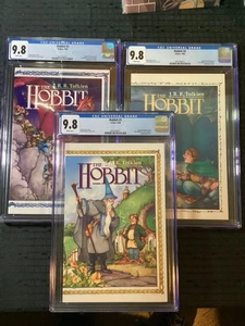 Hobbit #1 2 3 ALL CGC 9.8 Eclipse 1988 LOTR Tolkien 1st print Mint Set WOW! 1-3 - Picture 1 of 7