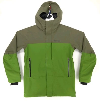 NEW Marmot Elevation Mens M PrimaLoft Jacket Green Waterproof Ski Snow MSRP $350 - Image 1 of 4