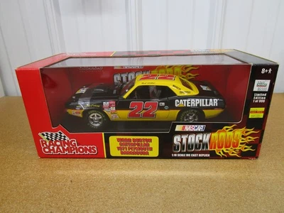1971 Barracuda 1/18 RACING CHAMPIONS STOCK RODS Ward Burton Cat diecast Z - Image 1 of 4
