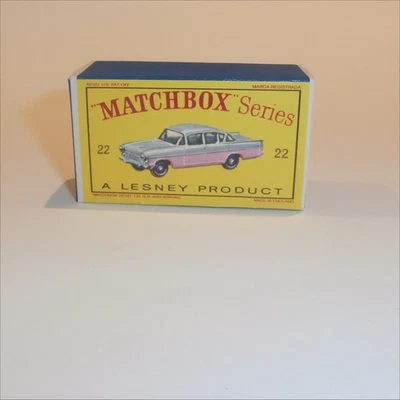 Matchbox Lesney 22b Vauxhall Cresta Empty D Style Repro Box - Image 1 of 4
