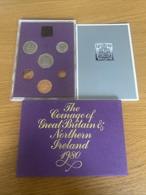 1980 DECIMAL COINAGE OF GREAT BRITAIN & NORTHERN IRELAND PROOF SET 6 COINS 31835 - Image 1 of 4
