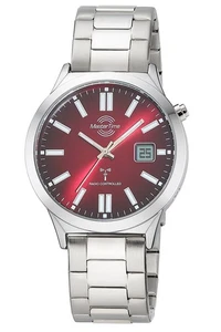 MASTER TIME Herrenuhr Funk Colorline Rot MTGA-10945-81M - Picture 1 of 3