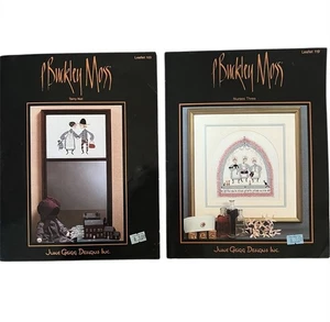 P. Buckley Moss Cross Stitch Patterns – Nurses Three 119 & Tarry Not 103 Leaflet - Picture 1 of 10