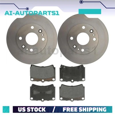 Juego de rotores de freno delanteros + pastillas de freno para Ford Aspire 1994 1995 1996 1997 Foto 1 de 4