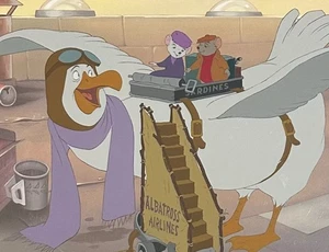 Originale Walt Disney The Rescuers Edizione Limitata Cel "Albatross Airlines" - Foto 1 di 4