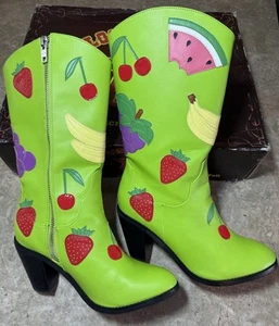 Current Mood Fruits anwendbare Comboystiefel Reißverschluss Damengröße 10 - Bild 1 von 12